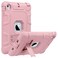 ULAK Case for iPad mini 1 2 3, Three Layer Case with Kickstand, Rose Gold