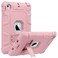 ULAK Case for iPad mini 1 2 3, Three Layer Case with Kickstand, Rose Gold