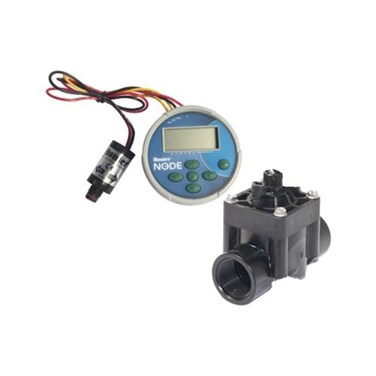Hunter Sprinkler NODE100VALVE Node Single Station Controller with DC Latching Solenoid and PGV-101G Valve
