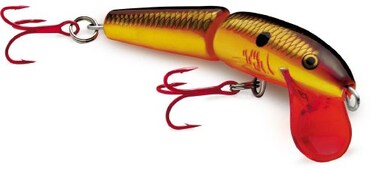 Rapala Jointed Shad Rap Crankbait, 2", Bleeding Copper Flash