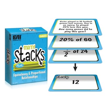 EAI Education Math Stacks EquivalencyProportional Relationships Game: Grades 6-8