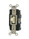 Leviton 30-Amp 120-Volt Toggle Double-Pole AC Quiet Switch, 1288-I, Ivory