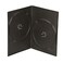 Maxtek 7mm Slim Black Double CD/DVD Case, 100 Pieces Pack.
