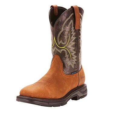 ARIAT Mens WorkHog XT Wide Square Toe Waterproof Work Boot