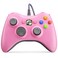 VOYEE PC Controller, Wired Controller Compatible with Microsoft Xbox 360Slim/PC Windows 10/8/7, with Upgraded Joystick, Double ShockEnhanced ,Pink