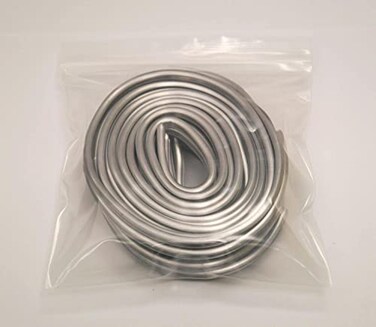 Delphi Glass 5/64" Round U Lead Hobby Came - 12 Ft ,RolledBagged