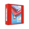 Staples Heavy-Duty 3-Inch D-Ring View Binder, Red, 600 Sheets