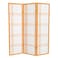 Red Lantern 5 ft. Tall Double Cross Shoji Screen - Honey - 3 Panels