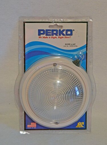 Perko 1253DP2WHT Exterior Surface Mount Dome Light - 5