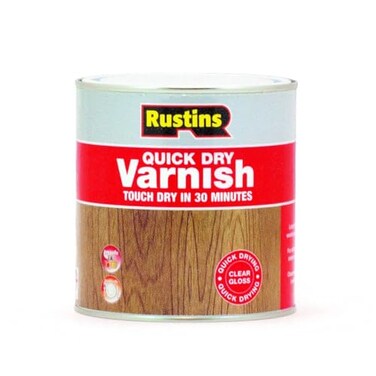 Rustins Quick Dry Varnish Clear Gloss 1L33.8 Fl. Oz.