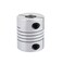 uxcell 10mm to 12mm Shaft Coupling 30mm Length 25mm Diameter Stepper Motor Coupler Aluminum Alloy Joint Connector for 3D Printer CNC Machine DIY Encoder