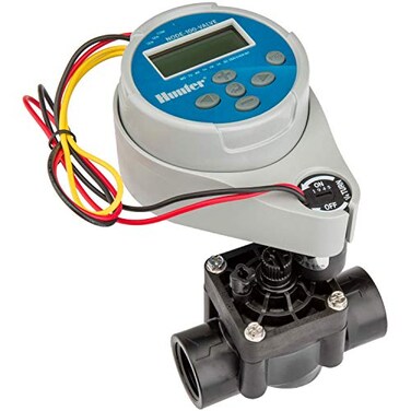 Hunter NODE-100-VALVE Battery Sprinkler Timer, 1 Zone Controller with Valve