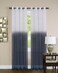 ACHIM Essense Grommet Curtain Panel, Blue, 54 x 84 in