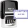 MaxMark Office Self Inking Date Stamp with Phrase Posted - Blue Ink
