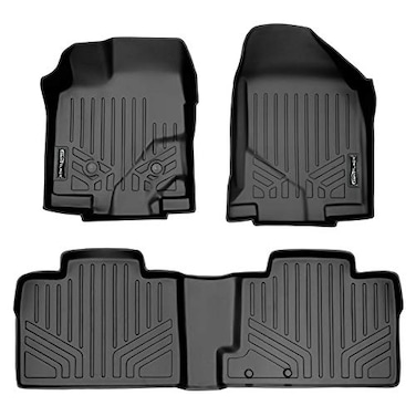 SMARTLINER Custom Fit Floor Mats 2 Row Liner Set for 2011-2014 Ford Edge