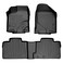 SMARTLINER Custom Fit Floor Mats 2 Row Liner Set for 2011-2014 Ford Edge