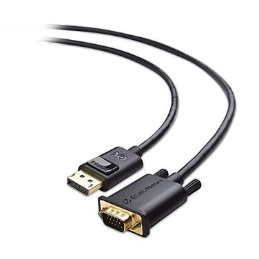 Cable Matters DisplayPort to VGA Cable, DP to VGA Cable, 3ft