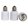 TWDRTDD E27 to G24 Adapter, 3 Pack E26/E27 Edison Screw to 4 Pin G24 Base Bulb Socket Adapter Converter