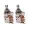 Musiclily Basic A500K Metric 18 Spline Split Short Shaft Push/Pull Pot 2Pcs