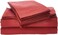 Sweet Home King Size Bed Sheets - 6 Piece 1500 Supreme Collection Fine Brushed Microfiber Deep Pocket King Sheet Set Bedding - 2 Extra Pillow Cases, Great Value, King, Burdy