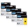 AONOMI Permanent Polyester Labels 1/2" Black Print on White Tape