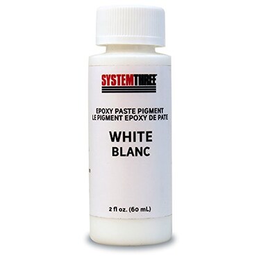 SYSTEMTHREE System Three Epoxy Pigment Concentrate, 2 oz Bottle, White