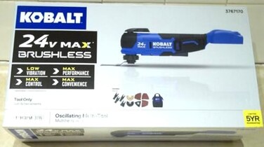 Kobalt 18-Piece Cordless 24-Volt Max Oscillating Tool Kit