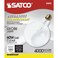 Satco 60G40 Incandescent Globe Light, 60W E26 G40, Clear Bulb [Pack of 6]