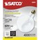 Satco 60G40 Incandescent Globe Light, 60W E26 G40, Clear Bulb [Pack of 6]