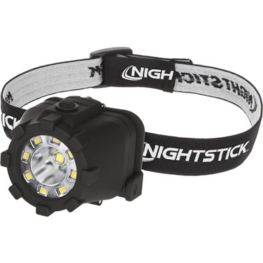 Nightstick NSP-4602B Dual Light Headlamp - 3 AAA - Black