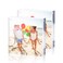 TWING 4x4 Acrylic Frame 2 Pack,20MM Thicker Frameless Clear Picture Frames