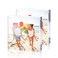 TWING 4x4 Acrylic Frame 2 Pack,20MM Thicker Frameless Clear Picture Frames