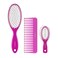 Conair Translucent Hair Brush, 3 Count