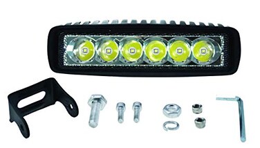 HELLA 357203011 ValueFit Mini Light Bar ,6 LED, Spot Beam, Multi