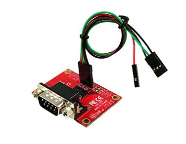 Ableconn PI232DB9M Compact GPIO TX/RX to DB9M RS232 Serial Expansion Board for Raspberry Pi
