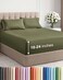 CGK Unlimited Extra Deep Queen Sheet Set - 4 Piece Breathable Cooling Sheets - Sage Green