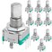 DIYhz 10 Pcs EC11 Rotary Encoder Dode Switch Audio Digital Potentiometer with Switch - 15MM