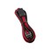 CableMod Pro ModMesh Sleeved 8-pin PCI-e Extension ,BlackRed, 45cm