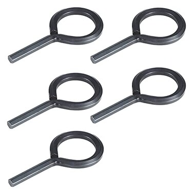 Joneaz Hex Dogging Key 5/32 inch for Push Bar Panic Exit Device, 5 Pack