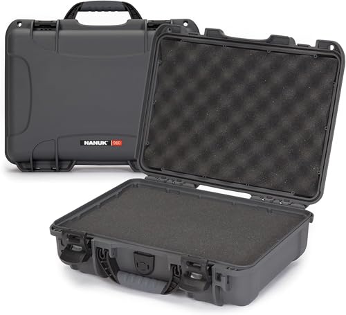 nanuk Nanuk 910 Hard Case With Customizable Cubed Foam 14.3 x 11.1 x 4.7 in