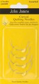 John James Curved Quilting Hand Needles-Assorted 4/Pkg