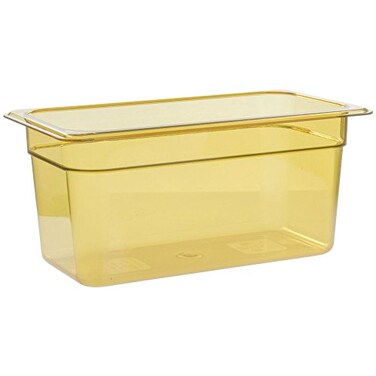 Cambro H-Pan Third Size Amber 6