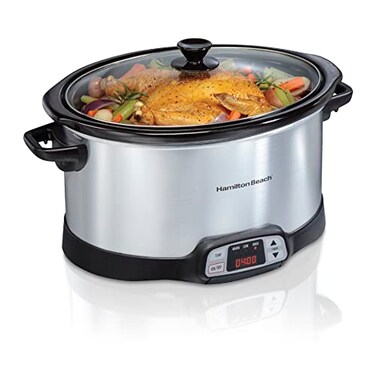 Hamilton Beach SetForget 8 Quart Programmable Slow Cooker