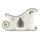Spode Christmas Tree Embossed Sleigh Porcelain Serving Platter
