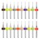 XINGYHENG 20pcs PCB Print Circuit Board Carbide Tungsten Steel Micro Drill Bits Set Shank 0.1mm to 1.0mm ,2each