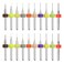 XINGYHENG 20pcs PCB Print Circuit Board Carbide Tungsten Steel Micro Drill Bits Set Shank 0.1mm to 1.0mm ,2each