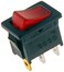 Dorman 85915 Electrical Switches - Rocker Switch - Rectangular Style - Mini - Red Glow Universal Fit
