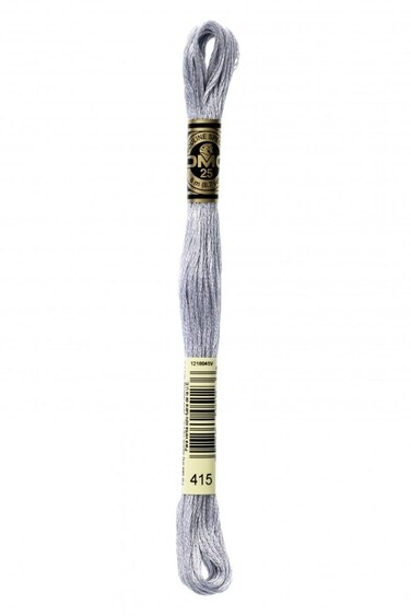 DMC Stranded Cotton Embroidery Thread 415 - per Skein