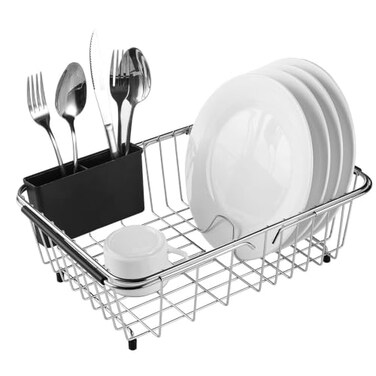 KESOL Compact Expandable Over The Sink Dish Drying Rack, Kitchen Dish Rack