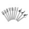Saipor Saiper 10pcs HSS Router Bits 1/8 Inch,3mmShank Engraving Bit for Dremel